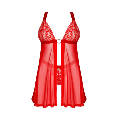 Бебі-дол Obsessive Elianes babydoll & thong XL/2XL