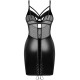 Сорочка Obsessive Dominna chemise & thong L/XL-3