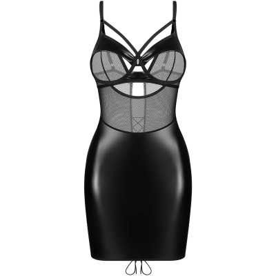 Сорочка Obsessive Dominna chemise & thong L/XL