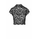 Топ Noir Handmade F303 Essence lace top with high collar - M-3