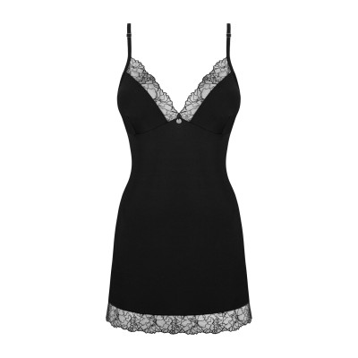 Obsessive Bella Rou chemise & thong M/L