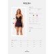Obsessive Bella Rou chemise & thong M/L-4