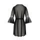 Пеньюар Passion LEAFA PEIGNOIR black S/M - ECO Passion-3