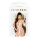 Комплект з прозорим пеньюаром та мініатюрними стрінгами Penthouse - Midnight Mirage Rose XL-2