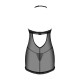 Пеньюар Obsessive Medilla chemise & thong XL/2XL-3