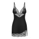 Пеньюар і трусики Obsessive Lobellis chemise & thong XL/2XL-2