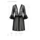 Пеньюар Passion LEAFA PEIGNOIR black XXL/XXXL - ECO Passion-4