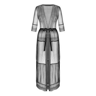 (SALE) Пеньюар Obsessive Estiqua peignoir M/L