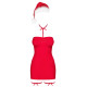 Сорочка Obsessive Kissmas chemise red L/XL-2
