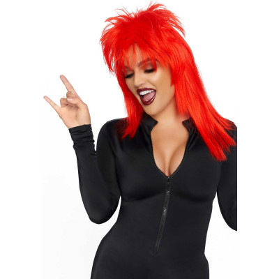 Leg Avenue Unisex rockstar wig Red