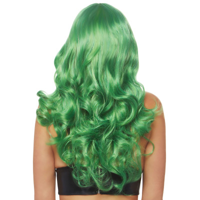 Leg Avenue Misfit Long Wavy Wig Green