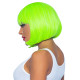 Leg Avenue 12" Neon short bob wig Neon Green-2