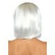 Leg Avenue Pearl short natural bob wig White-3