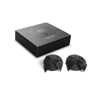 Пестіс Bijoux Indiscrets Burlesque pasties GLITTER and BOW Пестіс Bijoux Indiscrets Burlesque pasties GLITTER and BOW