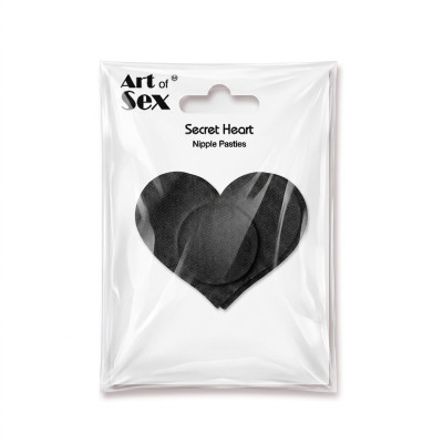 Пестис-сердечка Art of Sex - Secret Heart, чорний