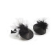 Пестіс - стикини Bijoux Indiscrets Burlesque pasties FEATHER, з пір'ям-1