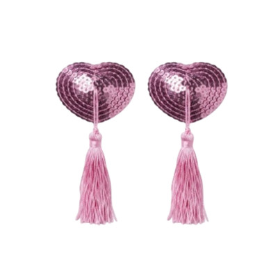 Пестис-сердечки з кісточками Art of Sex - Sparkling Hearts, рожевий Пестис-сердечки з кісточками Art of Sex - Sparkling Hearts, рожевий