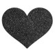 Прикраса на соски Bijoux Indiscrets – Flash Heart Black-1