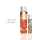 Комплект смакових лубрикантів System JO GWP — Peaches & Cream — Peachy Lips 120 мл & H2O Vanilla 30-1
