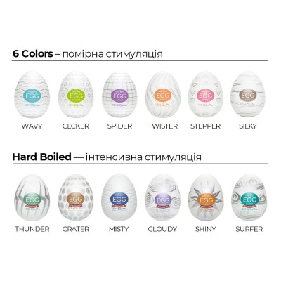 Мастурбатор яйце Tenga Egg Lovers (Сердечки) Мастурбатор яйце Tenga Egg Lovers (Сердечки)