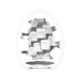 Мастурбатор-яйце Tenga Egg Cubic-2
