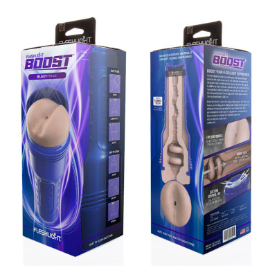 Мастурбатор Fleshlight Boost Blast Female Light Medium Flesh Мастурбатор Fleshlight Boost Blast Female Light Medium Flesh
