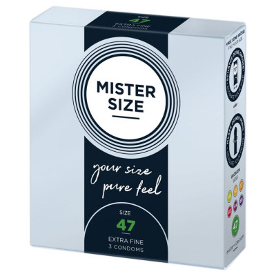 Презервативи MISTER SIZE 47 (3 шт) Презервативи MISTER SIZE 47 (3 шт)
