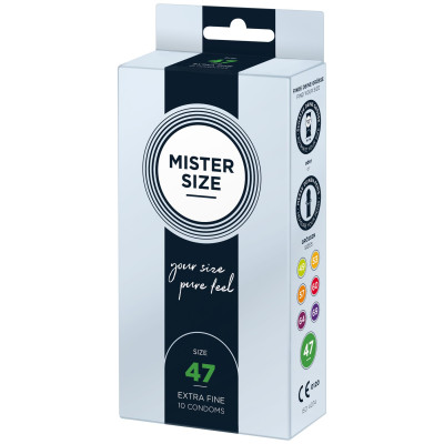 Презервативи MISTER SIZE 47 (10 шт) Презервативи MISTER SIZE 47 (10 шт)
