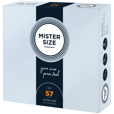 Презервативи MISTER SIZE 57 (36 шт) Презервативи MISTER SIZE 57 (36 шт)
