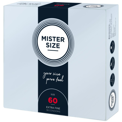 Презервативи MISTER SIZE 60 (36 шт) Презервативи MISTER SIZE 60 (36 шт)