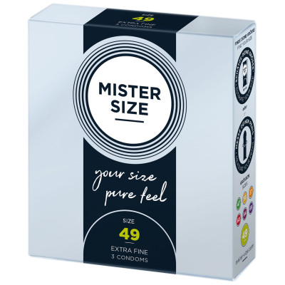Презервативи MISTER SIZE 49 (3 шт) Презервативи MISTER SIZE 49 (3 шт)