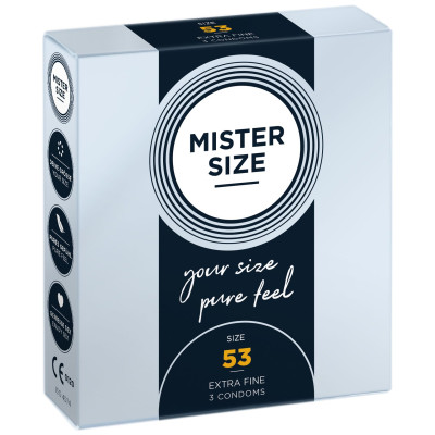 Презервативи MISTER SIZE 53 (3 шт)