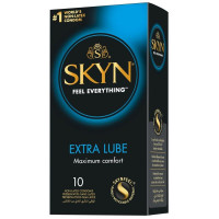 Безлатексні преміум-презервативи SKYN Extra Lube 10 шт, на 40 % більше змазки