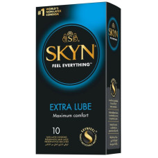 Безлатексні преміум-презервативи SKYN Extra Lube 10 шт, на 40 % більше змазки