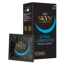 Безлатексні преміум-презервативи SKYN Extra Lubricated 10 шт, на 40 % більше змазки