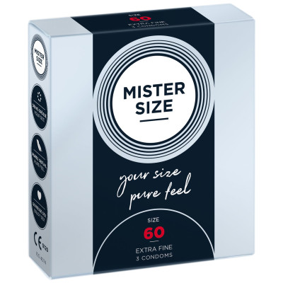 Презервативи MISTER SIZE 60 (3 шт)