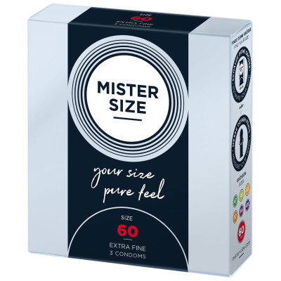 Презервативи MISTER SIZE 60 (3 шт)