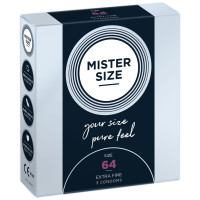 Презервативи MISTER SIZE 64 (3 шт)
