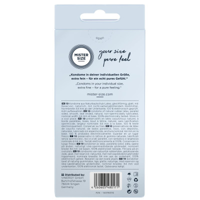 Презервативи MISTER SIZE 64 (10 шт) Презервативи MISTER SIZE 64 (10 шт)