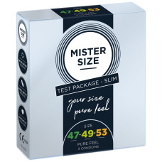 Презервативи MISTER SIZE Testbox 47-49-53 (3 шт)