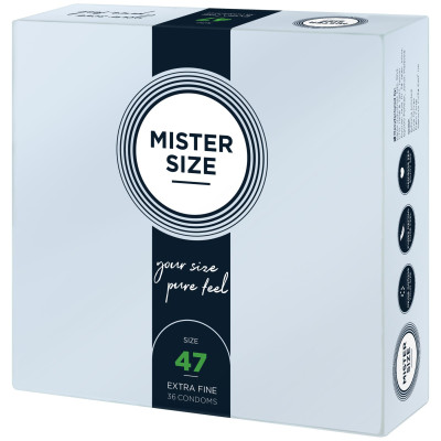 Презервативи MISTER SIZE 47 (36 шт) Презервативи MISTER SIZE 47 (36 шт)