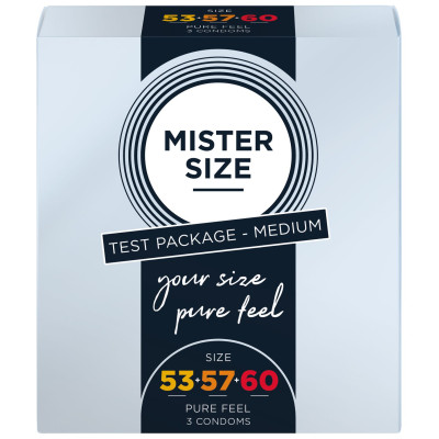 Презервативи MISTER SIZE Testbox 53-57-60 (3 шт)