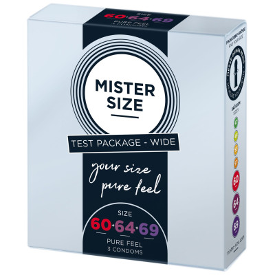 Презервативи MISTER SIZE Testbox 60-64-69 (3 шт)