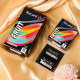 Презервативи Holographic Recare Fruit Flavour Condoms 3 шт, аромати: м'ята, банан, полуниця-4
