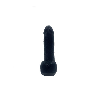 Крафтове мило-член із присоскою Чистий Кайф Black size S натуральне