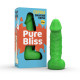 Свічка у вигляді члена Pure Bliss MINI Green 15 см-4