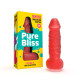 Крафтове мило-член із присоскою Pure Bliss BIG Red, натуральне-1