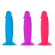 Набір фалоімітаторів ADDICTION Silly Willy 3.3” Silicone Dildo, 3 кольори, 12 шт-1