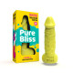 Крафтове мило-член із присоскою Pure Bliss MINI Yellow, натуральне-1