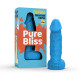 Свічка у вигляді члена Pure Bliss MINI Blue 15 см-4